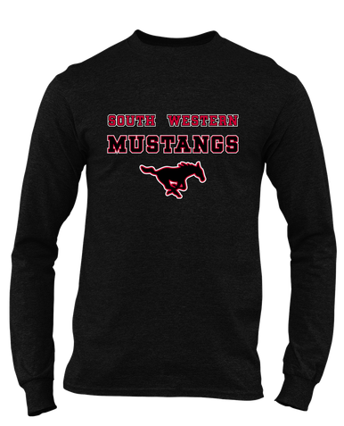 South Western Mustangs Spirit Men's Premium LS T-Shirt