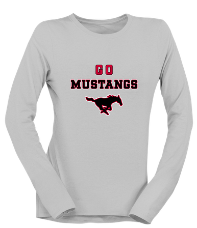 South Western Mustangs Go Team Women's LS T-Shirt