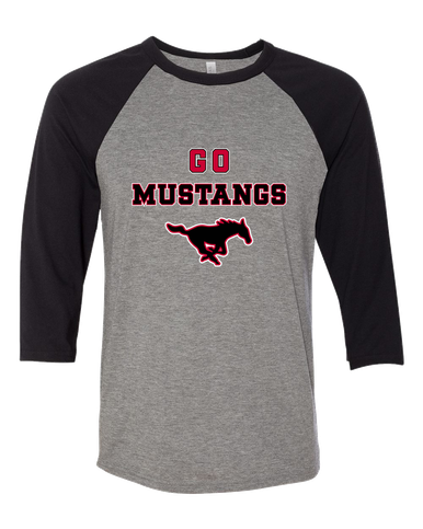 South Western Mustangs Go Team Women's Baseball T-Shirt