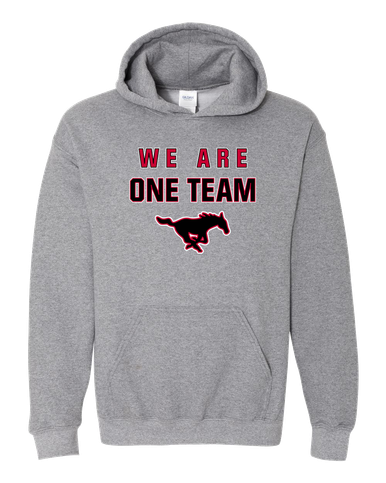 South Western Mustangs We Are One Team Men's Hoodie