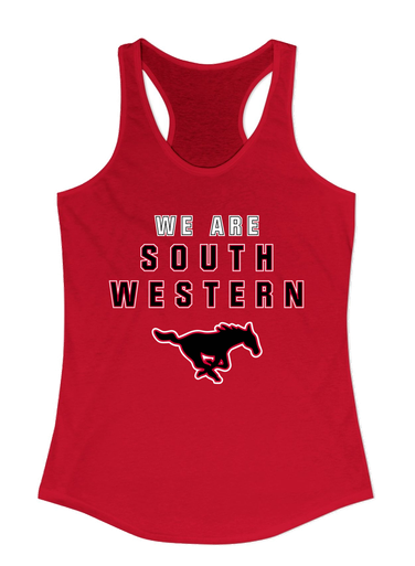 South Western Mustangs We Are Women's Tank Top