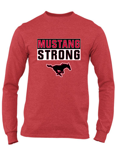 South Western Mustangs Strong #1 Men's LS T-Shirt