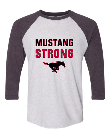 South Western Mustangs Strong #2 Men's Baseball T-Shirt