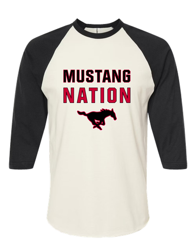South Western Mustangs Nation #2 Women's Baseball T-Shirt
