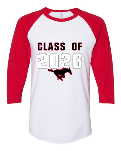 South Western Mustangs Class of 2026 Women's Baseball T-Shirt