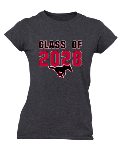 South Western Mustangs Class of 2028 Women's Premium SS T-Shirt