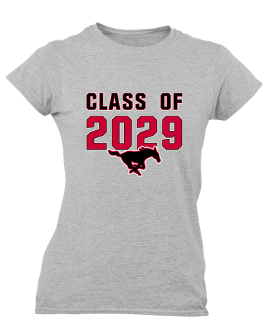 South Western Mustangs Class of 2029 Women's Premium SS T-Shirt