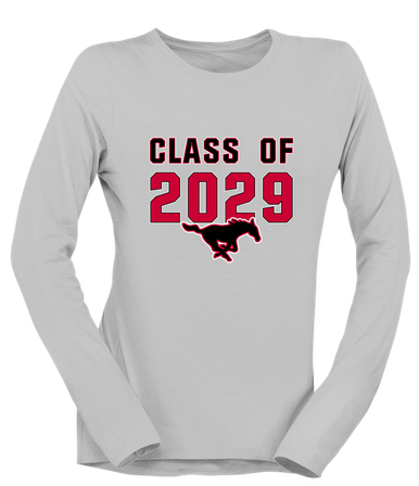 South Western Mustangs Class of 2029 Women's LS T-Shirt