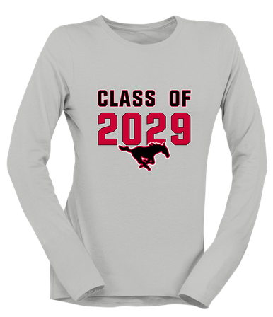 South Western Mustangs Class of 2029 Women's Premium LS T-Shirt