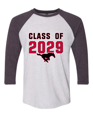 South Western Mustangs Class of 2029 Men's Baseball T-Shirt