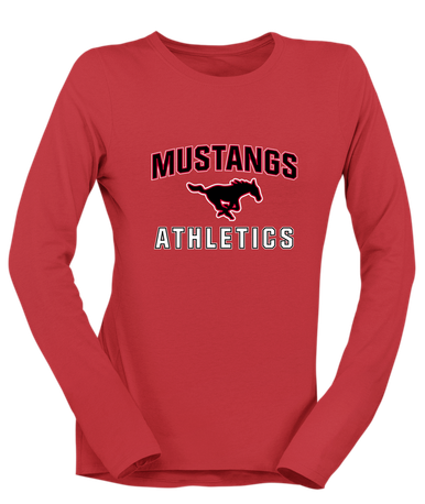 South Western Mustangs Athletics Women's LS T-Shirt