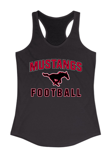 South Western Mustangs Football #1 Women's Tank Top