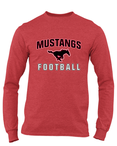 South Western Mustangs Football #1 Men's Premium LS T-Shirt