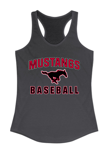 South Western Mustangs Baseball #1 Women's Tank Top