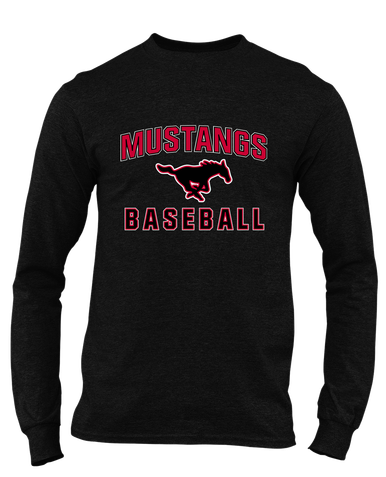 South Western Mustangs Baseball #1 Men's Premium LS T-Shirt