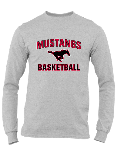 South Western Mustangs Basketball #1 Men's LS T-Shirt