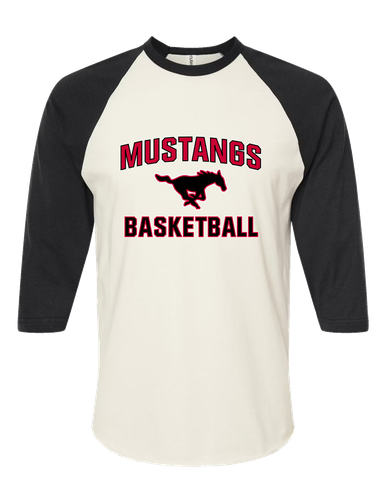 South Western Mustangs Basketball #1 Women's Baseball T-Shirt