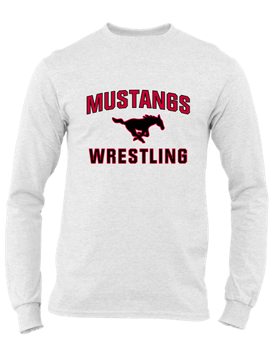 South Western Mustangs Wrestling Men's LS T-Shirt