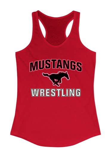 South Western Mustangs Wrestling Women's Tank Top