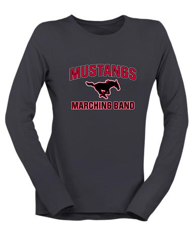 South Western Mustangs Marching Band Women's Premium LS T-Shirt
