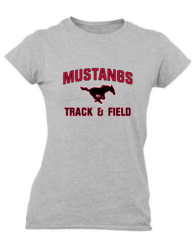 South Western Mustangs Track & Field Women's Premium SS T-Shirt