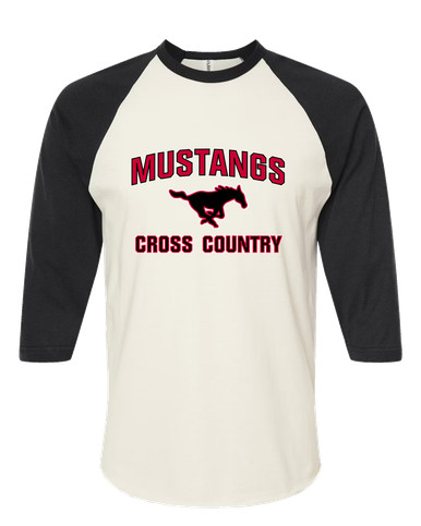 South Western Mustangs Cross Country Women's Baseball T-Shirt