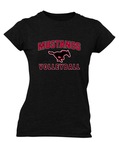South Western Mustangs Volleyball Women's Premium SS T-Shirt