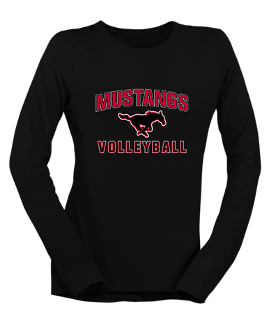 South Western Mustangs Volleyball Women's Premium LS T-Shirt