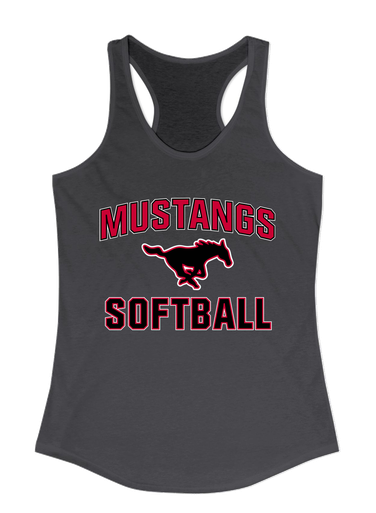 South Western Mustangs Softball #1 Women's Tank Top