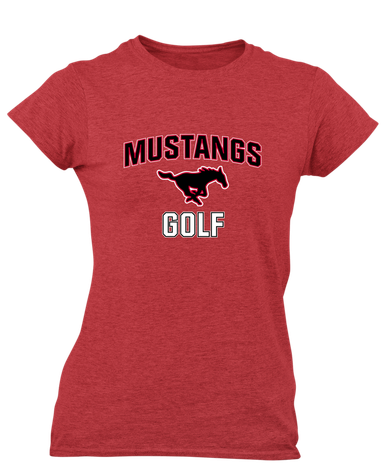 South Western Mustangs Golf Women's SS T-Shirt