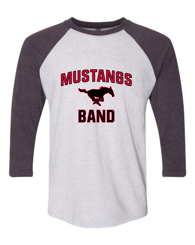 South Western Mustangs Band # 1 Men's Baseball T-Shirt