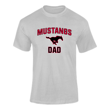 South Western Mustangs Dad Men's SS T-Shirt