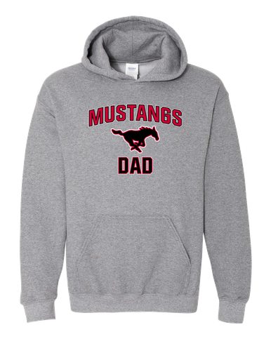 South Western Mustangs Dad Men's Hoodie