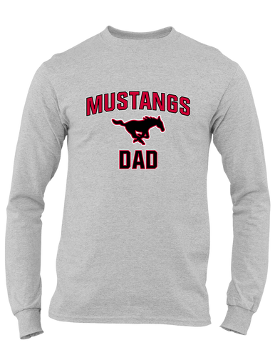 South Western Mustangs Dad Men's LS T-Shirt