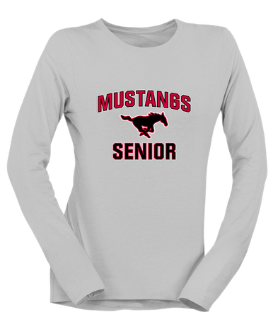 South Western Mustangs Senior #1 Women's LS T-Shirt