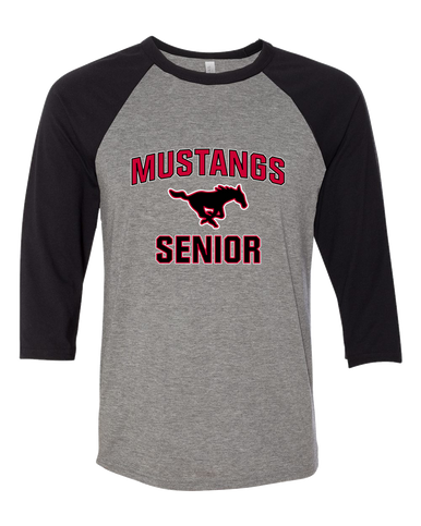 South Western Mustangs Senior #1 Women's Baseball T-Shirt