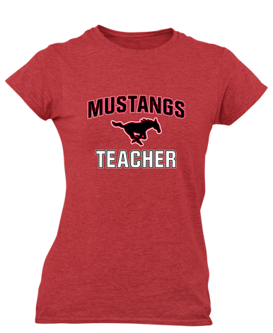 South Western Mustangs Teacher Women's SS T-Shirt
