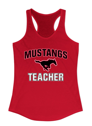 South Western Mustangs Teacher Women's Tank Top