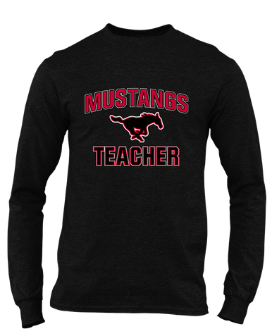 South Western Mustangs Teacher Men's LS T-Shirt