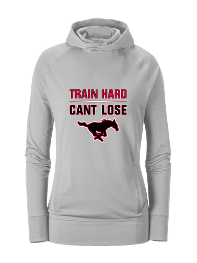 South Western Mustangs Train Hard, Can't Lose Women's Hoodie