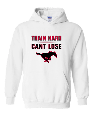 South Western Mustangs Train Hard, Can't Lose Men's Hoodie