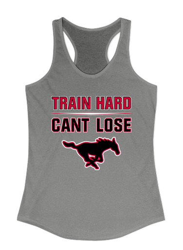 South Western Mustangs Train Hard, Can't Lose Women's Tank Top
