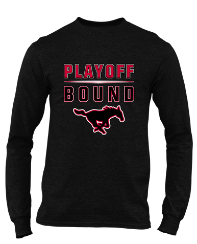 South Western Mustangs Playoff Bound Men's LS T-Shirt