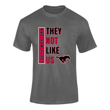 South Western Mustangs They Not Like Us #1 Men's Premium SS T-Shirt