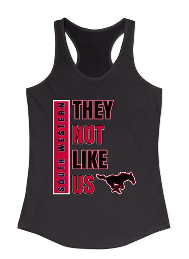 South Western Mustangs They Not Like Us #1 Women's Tank Top