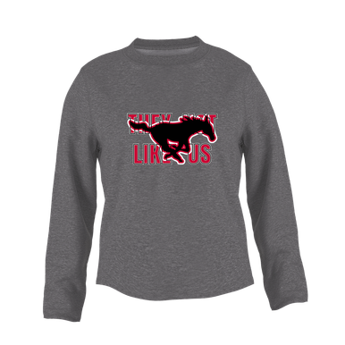 South Western Mustangs They Not Like Us #2 Women's Sweatshirt