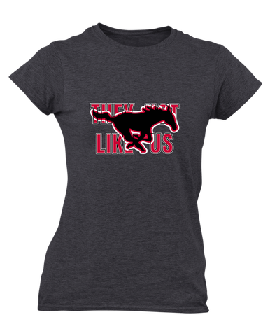 South Western Mustangs They Not Like Us #2 Women's Premium SS T-Shirt