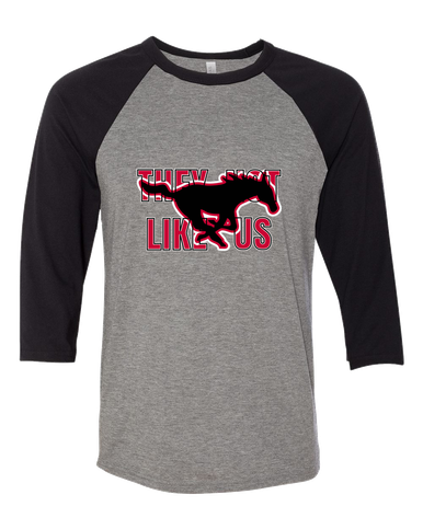 South Western Mustangs They Not Like Us #2 Men's Baseball T-Shirt