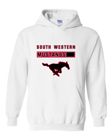 South Western Mustangs Mascot #7 Men's Hoodie