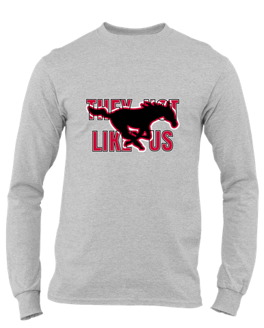 South Western Mustangs They Not Like Us #2 Men's Premium LS T-Shirt